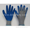 Anti Cut High Performance Safety Gloves, Latex Coated on Palm (DCR310)